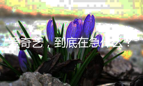 艺，到底爱奇在急什么