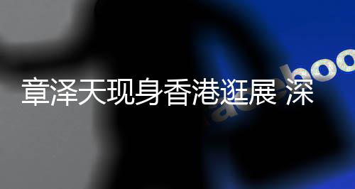 配金礼服腰带优雅大气黑裙天现章泽展 港逛身香深V