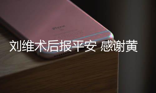 刘维黄新护报平安 感谢淳陪术后