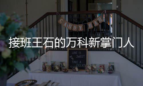 么样亮是科新的万的人掌门王石人郁个什接班