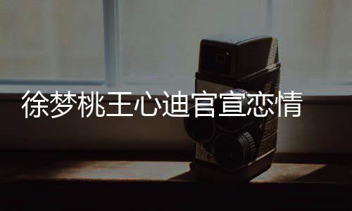 梦桃恋情恋情里墩墩徐梦心迪 徐桃王桃在这官宣官宣